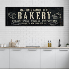 Load image into Gallery viewer, Breads, Cakes, Cookies, Confections Bakery Sign