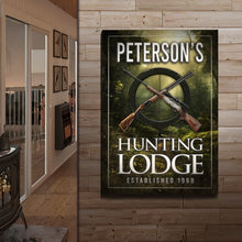 Load image into Gallery viewer, Family Hunting Lodge Sign