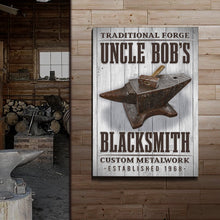 Load image into Gallery viewer, Traditional Forger Blacksmith Sign