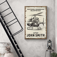 Load image into Gallery viewer, Helicopter Pilot Name Sign