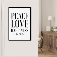Load image into Gallery viewer, Peace Love Happiness Sign II