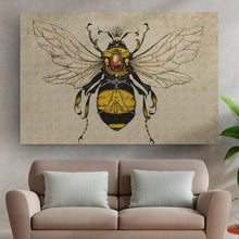 Load image into Gallery viewer, Vintage Queen Bee Canvas Wall Art