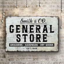 Load image into Gallery viewer, General Store Sign