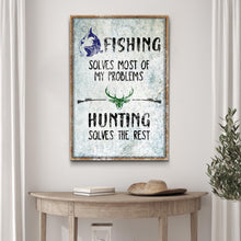 Load image into Gallery viewer, Fishing And Hunting Sign