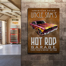 Load image into Gallery viewer, American Retro Garage Hot Rod Sign