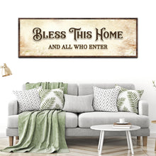 Load image into Gallery viewer, Bless This Home And All Who Enter Sign