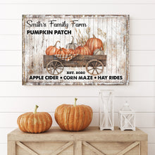 Load image into Gallery viewer, Family Pick Your Own Pumpkin Patch Sign II