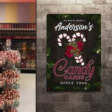 Load image into Gallery viewer, Served Daily Candy Canes Sign