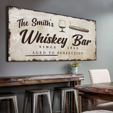 Load image into Gallery viewer, Whiskey Bar Sign