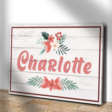 Load image into Gallery viewer, Flower Kids Room Sign