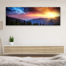 Load image into Gallery viewer, Purple And Sunrise Canvas Wall Art