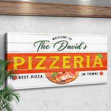 Load image into Gallery viewer, Best Pizza In Town Pizzeria Sign