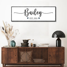 Load image into Gallery viewer, Pet Name Sign II