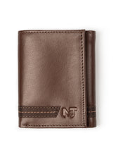 Load image into Gallery viewer, SleekCut Tri-Fold Wallet - Brown