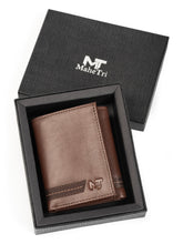 Load image into Gallery viewer, SleekCut Tri-Fold Wallet - Brown