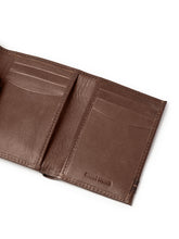 Load image into Gallery viewer, SleekCut Tri-Fold Wallet - Brown