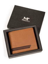 Load image into Gallery viewer, Stripe Brown Men's Wallet