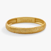 Load image into Gallery viewer, Taurus Zodiac Hinge Bangle