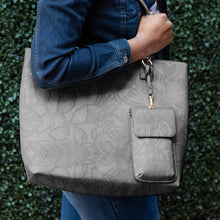 Load image into Gallery viewer, Floral Tote W/Crossbody