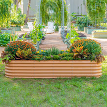 Load image into Gallery viewer, 17" Tall 9 In 1 Large Modular Metal Raised Garden Bed Kit