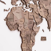 Load image into Gallery viewer, 3D Wooden World Map Terra (for US only)