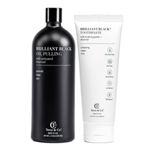 Load image into Gallery viewer, Ayurvedic Oral Care Set | Full-Size Fluoride-Free Hydroxyapatite Toothpaste &amp; Oil Pulling