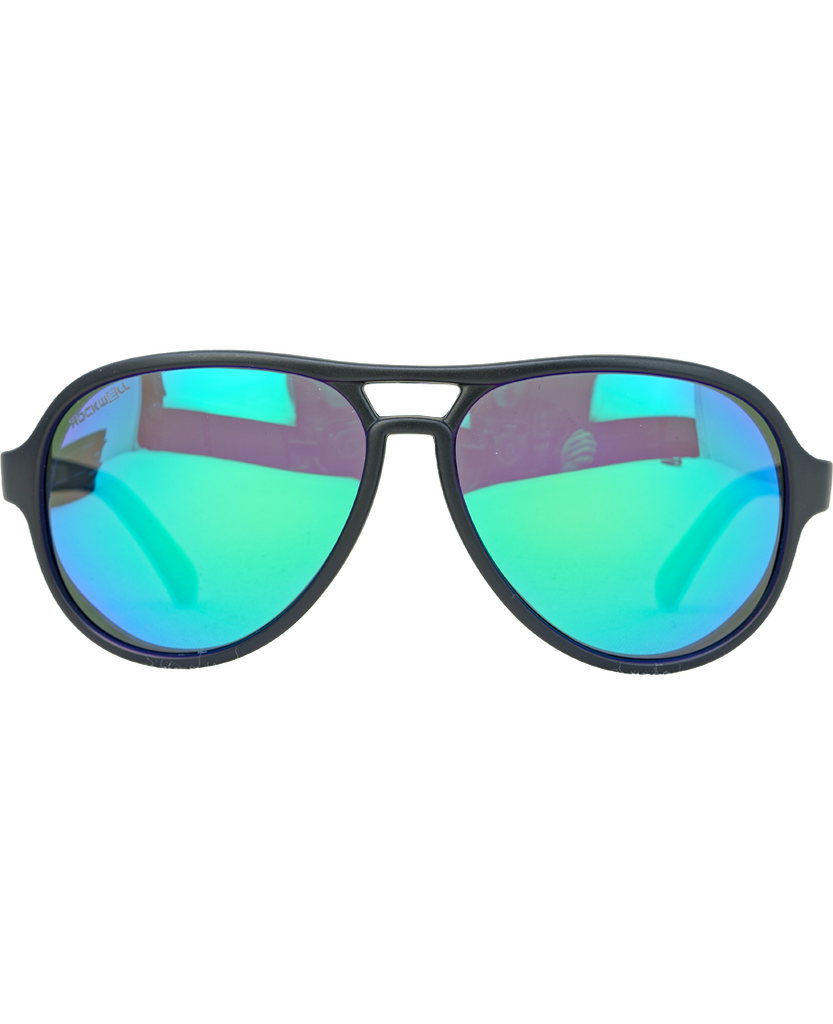 Casino (Black/Green Mirror Polarized Lens)
