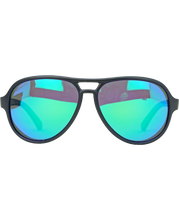Load image into Gallery viewer, Casino (Black/Green Mirror Polarized Lens)