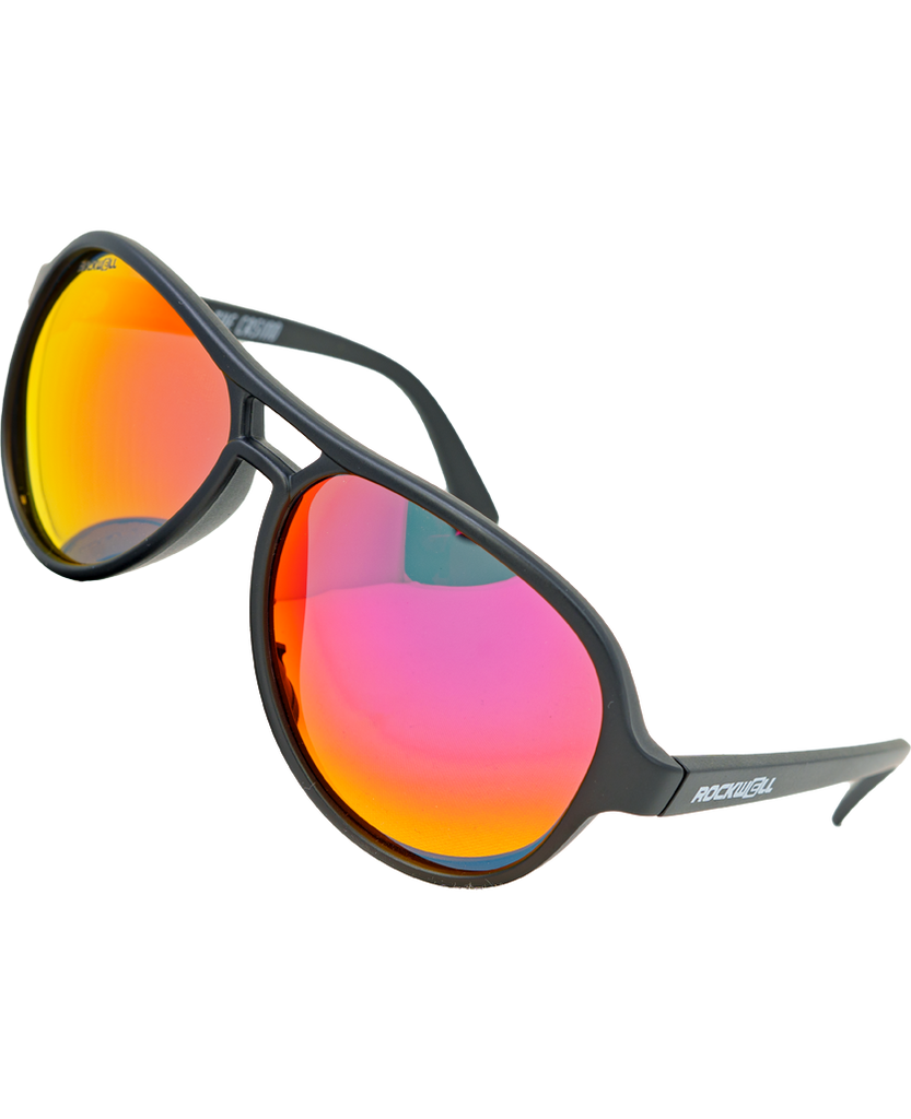 Casino (Black/Red Mirror Polarized Lens