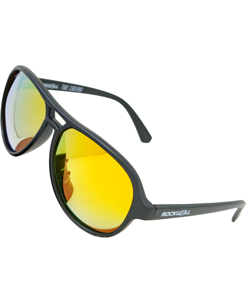 Casino (Black/Yellow Mirror Polarized Lens