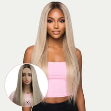 Load image into Gallery viewer, Tiffany Glueless 5x5 HD Lace Professionally Colored 100% Human Hair Closure Wig