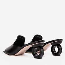 Load image into Gallery viewer, The Tory Black Leather Women Sandal