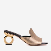 Load image into Gallery viewer, The Tory Gold Leather Women Sandal