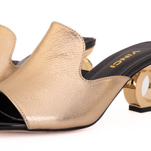Load image into Gallery viewer, The Tory Gold Leather Women Sandal