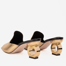 Load image into Gallery viewer, The Tory Gold Leather Women Sandal
