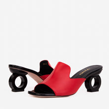 Load image into Gallery viewer, The Tory Red Leather Women Sandal