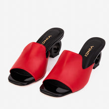 Load image into Gallery viewer, The Tory Red Leather Women Sandal