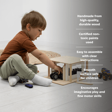 Load image into Gallery viewer, Wooden Car Wash Toy
