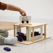 Load image into Gallery viewer, Wooden Car Wash Toy