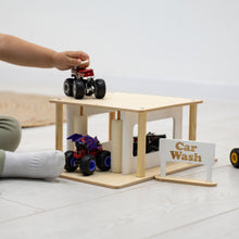 Load image into Gallery viewer, Wooden Car Wash Toy