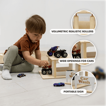 Load image into Gallery viewer, Wooden Car Wash Toy