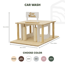 Load image into Gallery viewer, Wooden Car Wash Toy