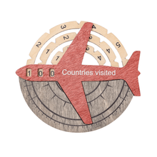 Load image into Gallery viewer, Travel Tracker 3D Wooden World Map – Fusion