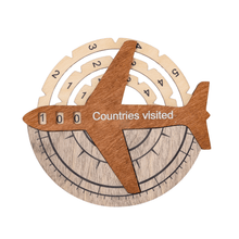Load image into Gallery viewer, Travel Tracker 3D Wooden World Map – Multicolor