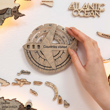Load image into Gallery viewer, Travel Tracker 3D Wooden World Map – Terra