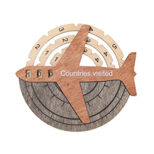 Load image into Gallery viewer, Travel Tracker 3D Wooden World Map