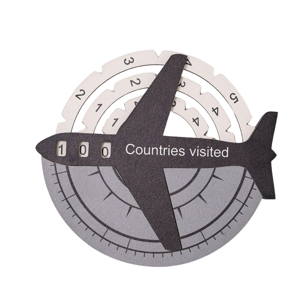Travel Tracker 3D Wooden World Map