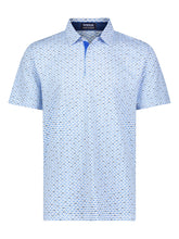 Load image into Gallery viewer, Tuna Performance Polo Light Blue Navy