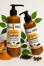 Load image into Gallery viewer, Turmeric &amp; Black Seed African Black Soap