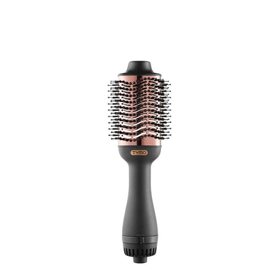 TYMO VOLUMIZER Hot Air Brush, Ionic Hair Blow Dryer & Volumizer with Titanium Barrel for Volume & Smooth Shine, Frizz-Free Styling, Black - Walmart.com